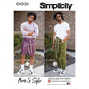 Simplicity Sewing Pattern S9338 Mens Pull On Pants or Shorts 9338 Image 1 From Patternsandplains.com
