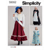 Simplicity Sewing Pattern S9352 Girls Costumes and Face Covers 9352 Image 1 From Patternsandplains.com