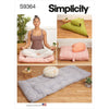 Simplicity Sewing Pattern S9364 Meditation Cushions 9364 Image 1 From Patternsandplains.com