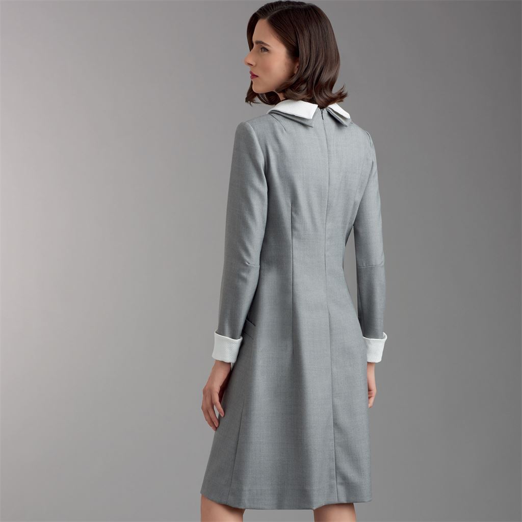 Simplicity Sewing Pattern S9371 Misses and Womens Dress with Collar Cuff and Sleeve Variations 9371 Image 7 From Patternsandplains.com