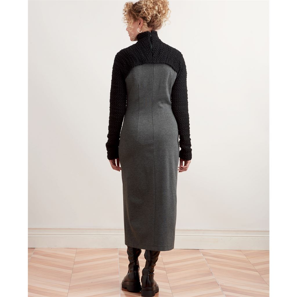 Simplicity Sewing Pattern S9372 Misses Knit Dress and Shrugs 9372 Image 8 From Patternsandplains.com