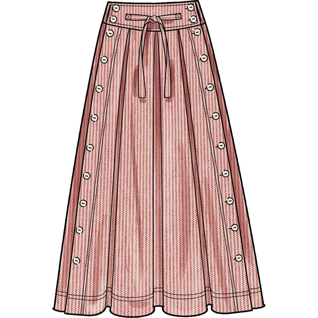 Simplicity Sewing Pattern S9377 Misses Flared Skirts in Two Lengths 9377 Image 4 From Patternsandplains.com