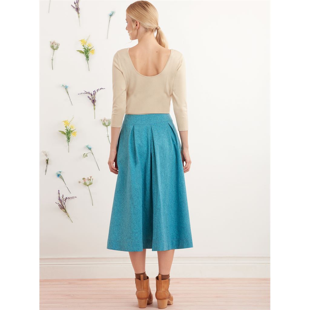 Simplicity Sewing Pattern S9377 Misses Flared Skirts in Two Lengths 9377 Image 6 From Patternsandplains.com