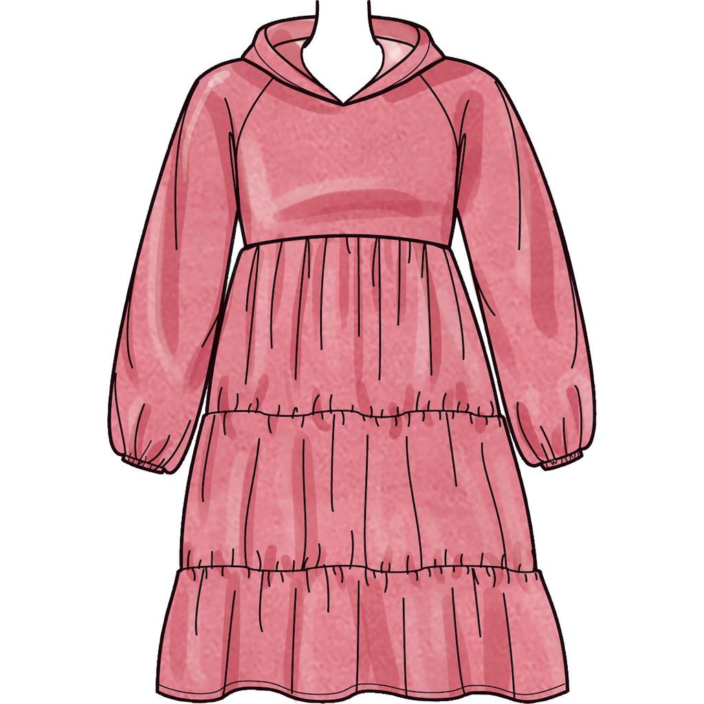 Simplicity Sewing Pattern S9380 Misses Sweatshirt Dresses 9380 Image 4 From Patternsandplains.com