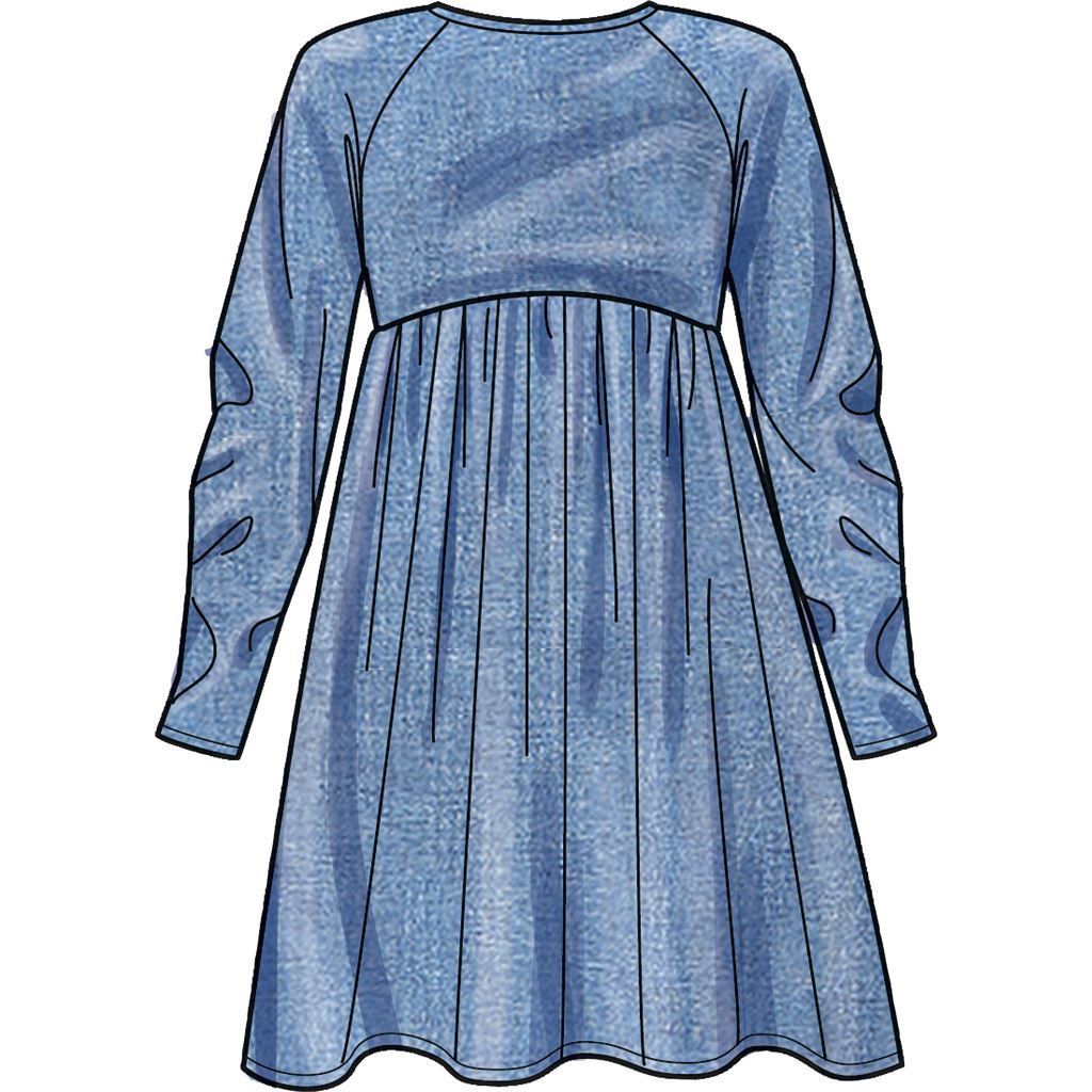 Simplicity Sewing Pattern S9380 Misses Sweatshirt Dresses 9380 Image 5 From Patternsandplains.com