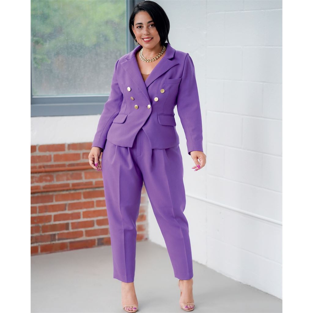 Simplicity Sewing Pattern S9381 Misses and Womens Lined Jacket Pants and Shorts 9381 Image 3 From Patternsandplains.com