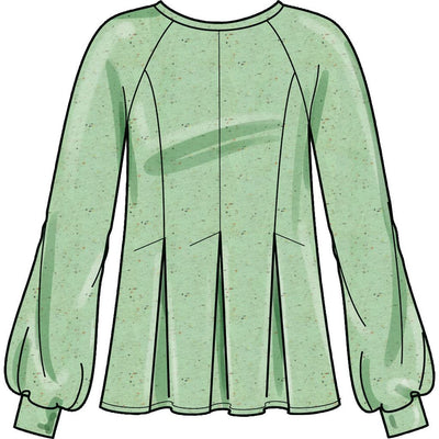 Simplicity Sewing Pattern S9384 Misses Sweatshirts 9384 Image 5 From Patternsandplains.com