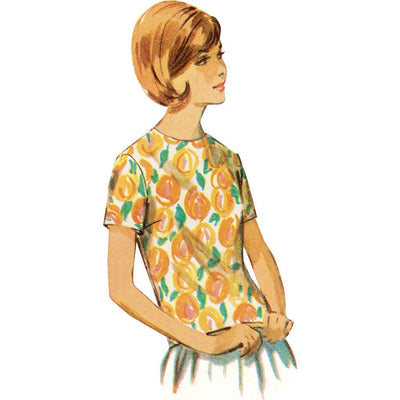 Simplicity Sewing Pattern S9386 Misses Set of Blouses 9386 Image 5 From Patternsandplains.com