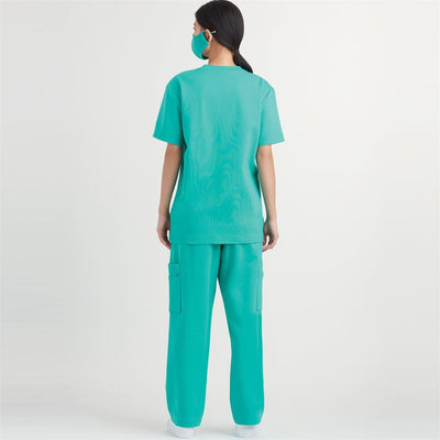 Simplicity Sewing Pattern S9387 Unisex Knit Scrub Tops Pants Cap and Mask 9387 Image 11 From Patternsandplains.com