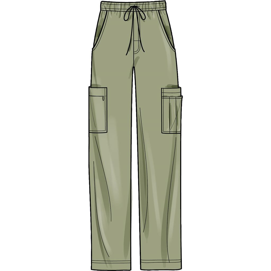 Simplicity Sewing Pattern S9387 Unisex Knit Scrub Tops Pants Cap and Mask 9387 Image 5 From Patternsandplains.com