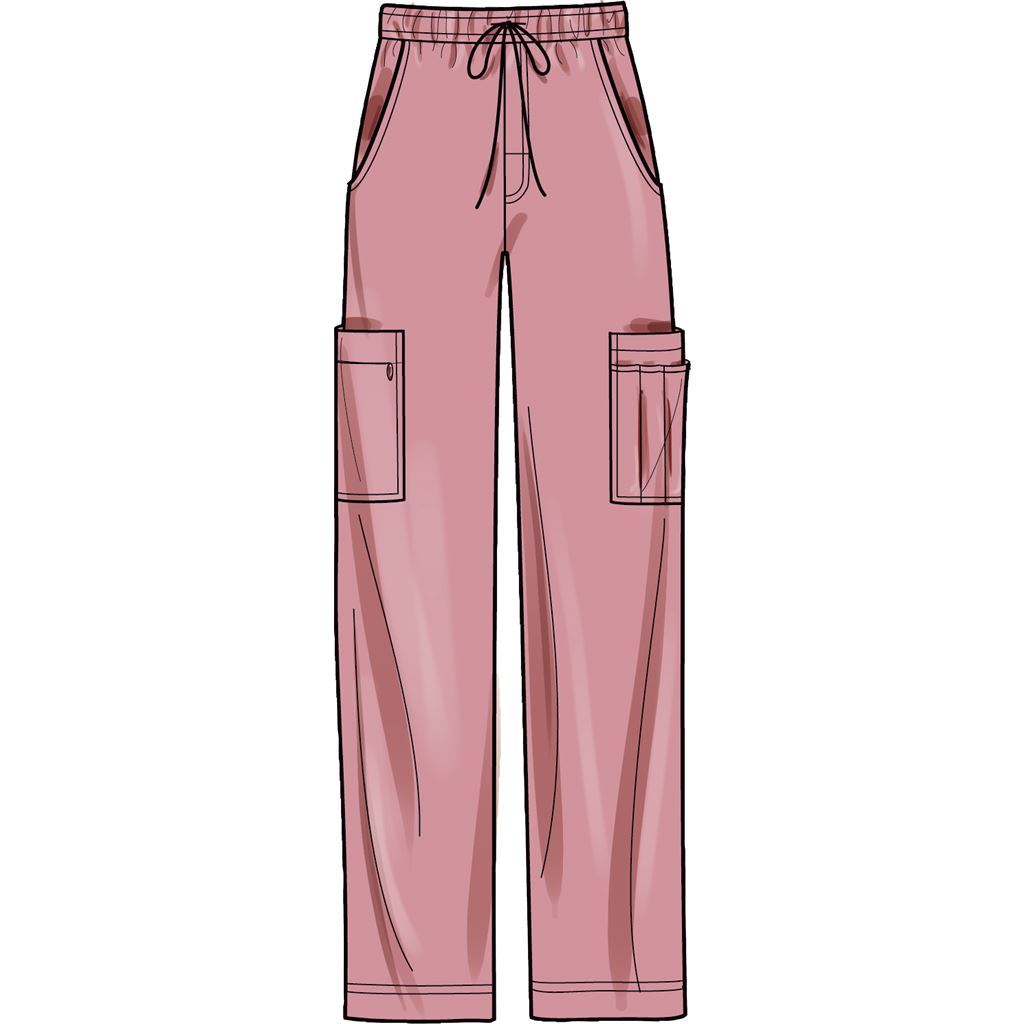 Simplicity Sewing Pattern S9387 Unisex Knit Scrub Tops Pants Cap and Mask 9387 Image 6 From Patternsandplains.com