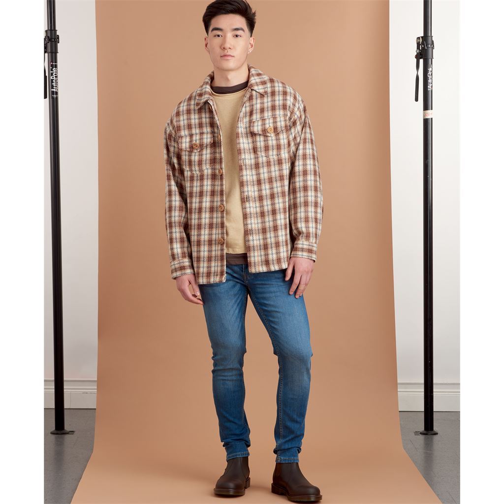 Simplicity Sewing Pattern S9388 Unisex Shirt Jackets 9388 Image 7 From Patternsandplains.com