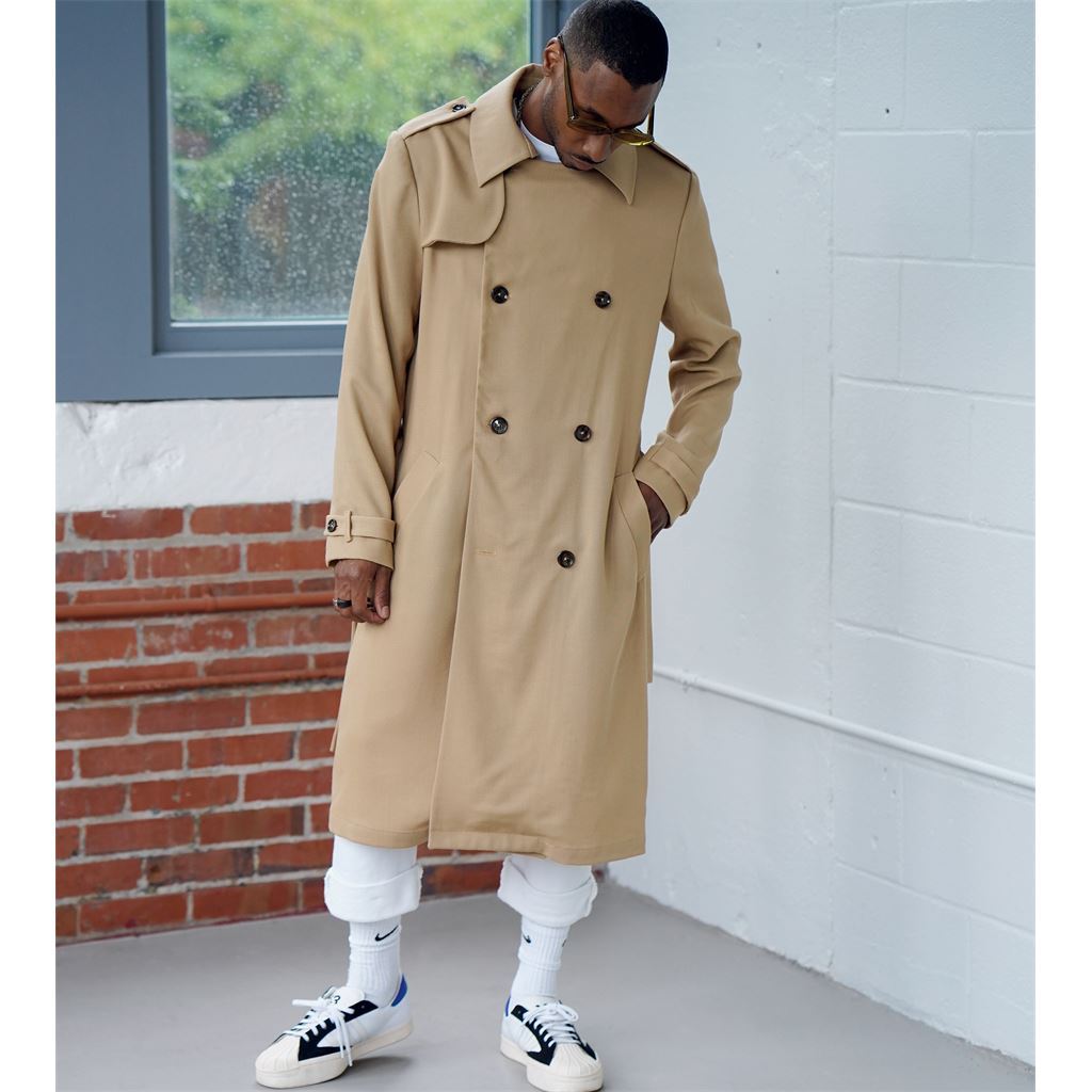 Simplicity Sewing Pattern S9389 Mens Trench Coat in Two Lengths 9389 Image 5 From Patternsandplains.com
