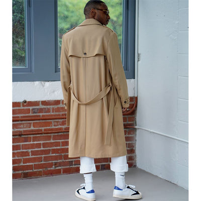 Simplicity Sewing Pattern S9389 Mens Trench Coat in Two Lengths 9389 Image 8 From Patternsandplains.com