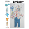 Simplicity Sewing Pattern S9390 Babies Knit Layette 9390 Image 1 From Patternsandplains.com