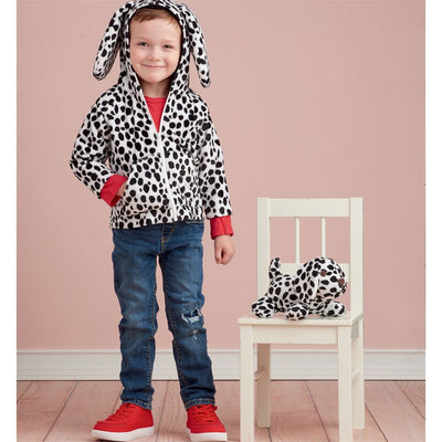 Simplicity Sewing Pattern S9391 Toddlers Jackets and Small Plush Animals 9391 Image 7 From Patternsandplains.com