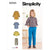 Simplicity Sewing Pattern S9393 Childrens Dress Tunic Top and Pants 9393 Image 1 From Patternsandplains.com