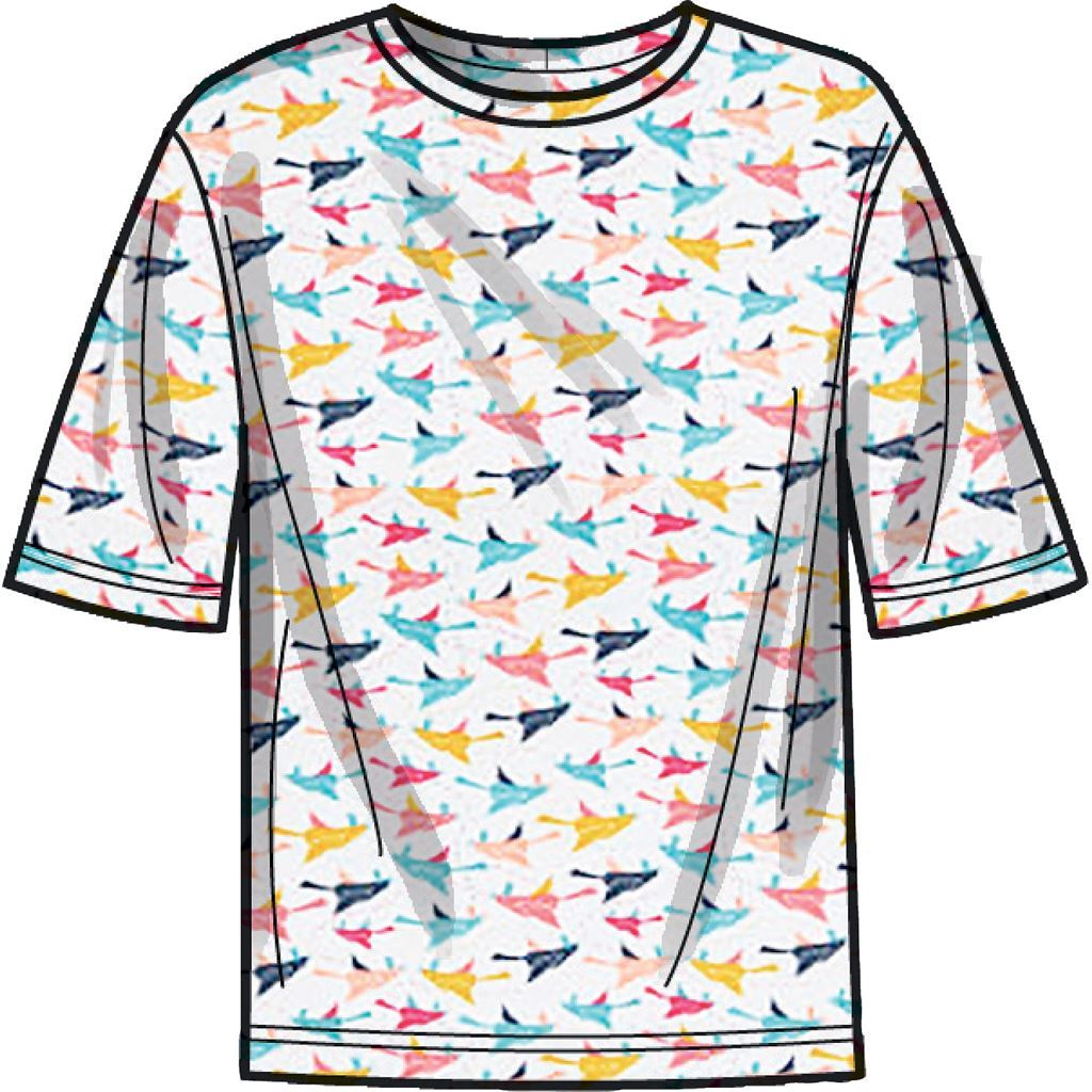 Simplicity Sewing Pattern S9394 Boys and Girls Oversized Knit Hoodies Pants and Tops 9394 Image 3 From Patternsandplains.com