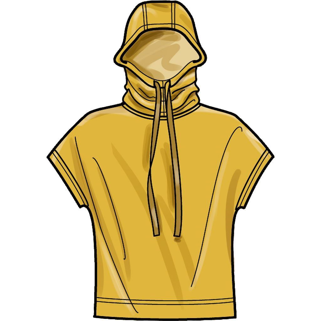 Simplicity Sewing Pattern S9394 Boys and Girls Oversized Knit Hoodies Pants and Tops 9394 Image 6 From Patternsandplains.com