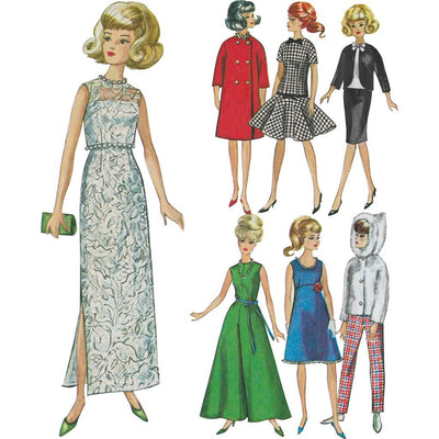 Simplicity Sewing Pattern S9396 Vintage Doll Clothes for 11 1 2 Doll 9396 Image 2 From Patternsandplains.com