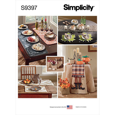 Simplicity Sewing Pattern S9397 Autumn Table Accessories 9397 Image 1 From Patternsandplains.com
