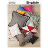 Simplicity Sewing Pattern S9402 Easy Pillows 9402 Image 1 From Patternsandplains.com