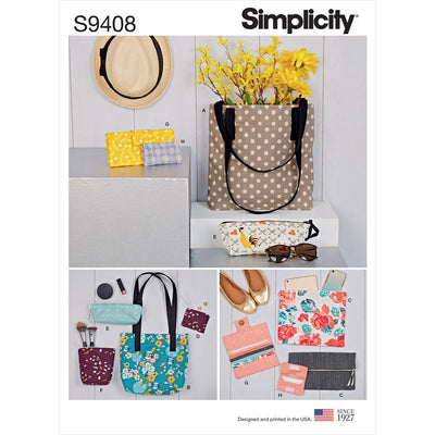 Simplicity Sewing Pattern S9408 Bags and Small Accessories 9408 Image 1 From Patternsandplains.com