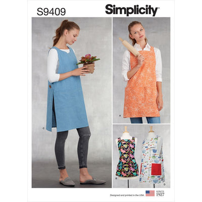 Simplicity Sewing Pattern S9409 Misses Aprons 9409 Image 1 From Patternsandplains.com