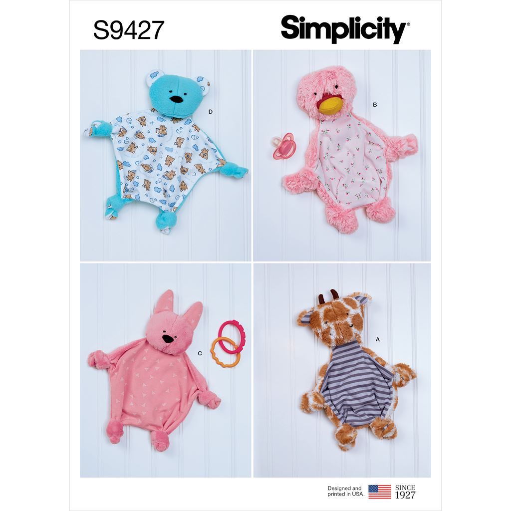 Simplicity Sewing Pattern S9427 Baby Sensory Blankets 9427 Image 1 From Patternsandplains.com
