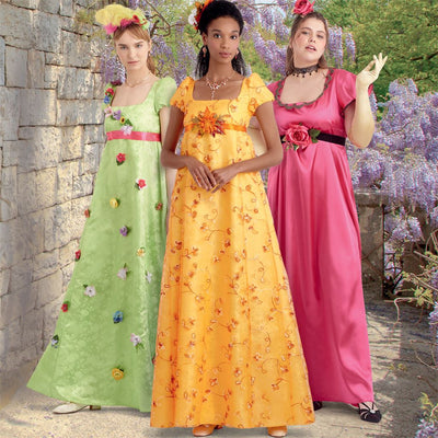 Simplicity Sewing Pattern S9434 Misses and Womens Regency Era Style Dresses 9434 Image 3 From Patternsandplains.com