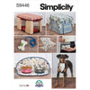 Simplicity Sewing Pattern S9446 Pet Crate Covers in Three Sizes and Accessories 9446 Image 1 From Patternsandplains.com