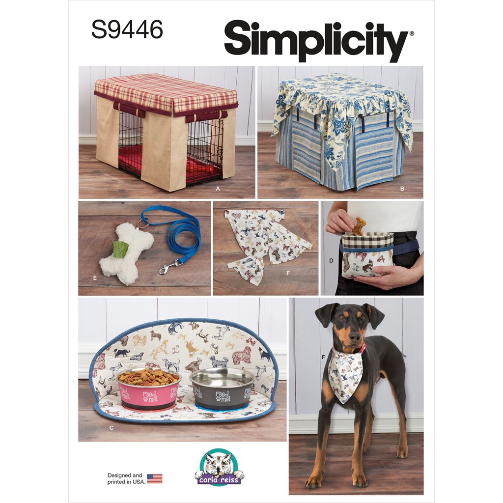 S9401, Simplicity Sewing Pattern Tabletop Accessories and Chair Pad