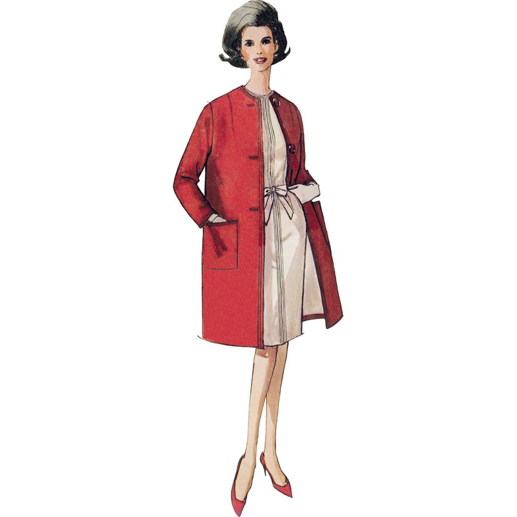 Simplicity Sewing Pattern S9447 Misses Dress Coat and Scarf 9447 Image 2 From Patternsandplains.com