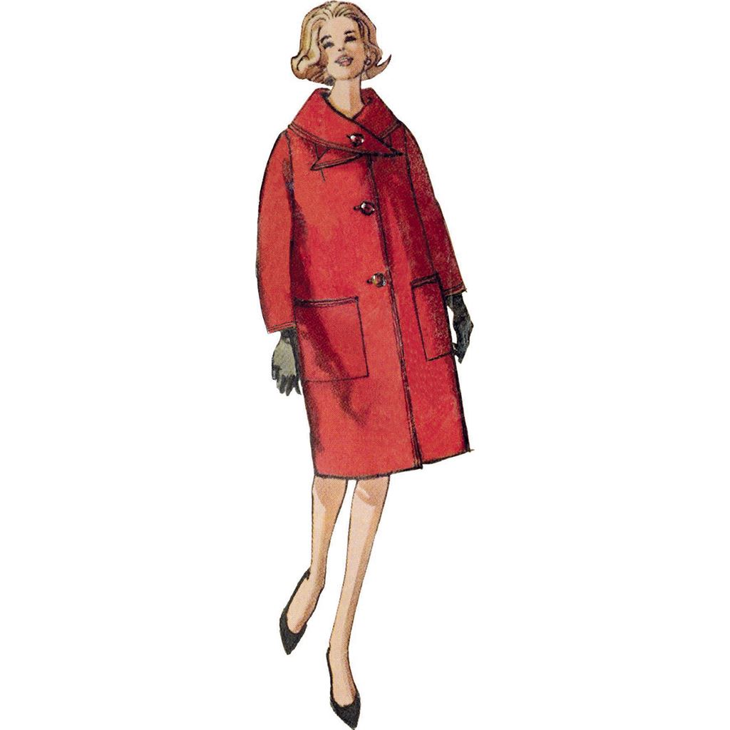 Simplicity Sewing Pattern S9447 Misses Dress Coat and Scarf 9447 Image 4 From Patternsandplains.com