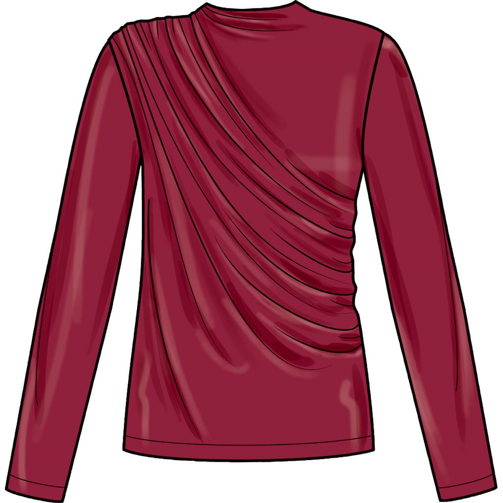 Simplicity Sewing Pattern S9451 Misses Knit Tops 9451 Image 5 From Patternsandplains.com