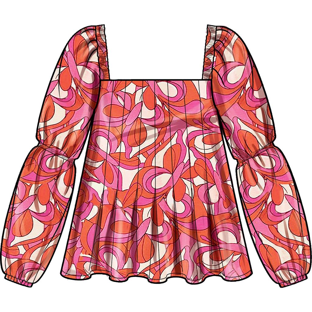 Simplicity Sewing Pattern S9452 Misses Tops 9452 Image 6 From Patternsandplains.com