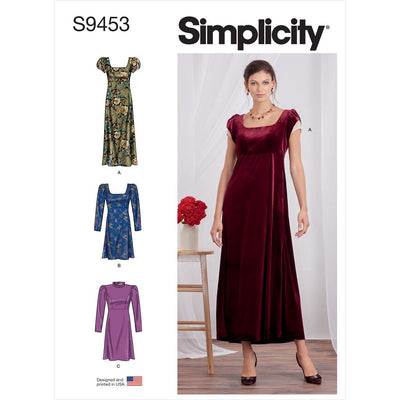 Simplicity Sewing Pattern S9453 Misses Dress 9453 Image 1 From Patternsandplains.com