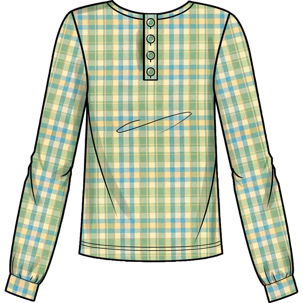 Simplicity Sewing Pattern S9455 Misses Mens and Childrens Knit Pants and Top 9455 Image 9 From Patternsandplains.com