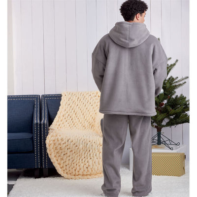 Simplicity Sewing Pattern S9456 Unisex Oversized Hoodies Pants and Booties 9456 Image 11 From Patternsandplains.com