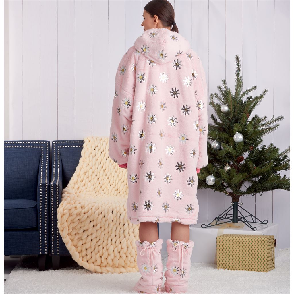 Simplicity Sewing Pattern S9456 Unisex Oversized Hoodies Pants and Booties 9456 Image 12 From Patternsandplains.com