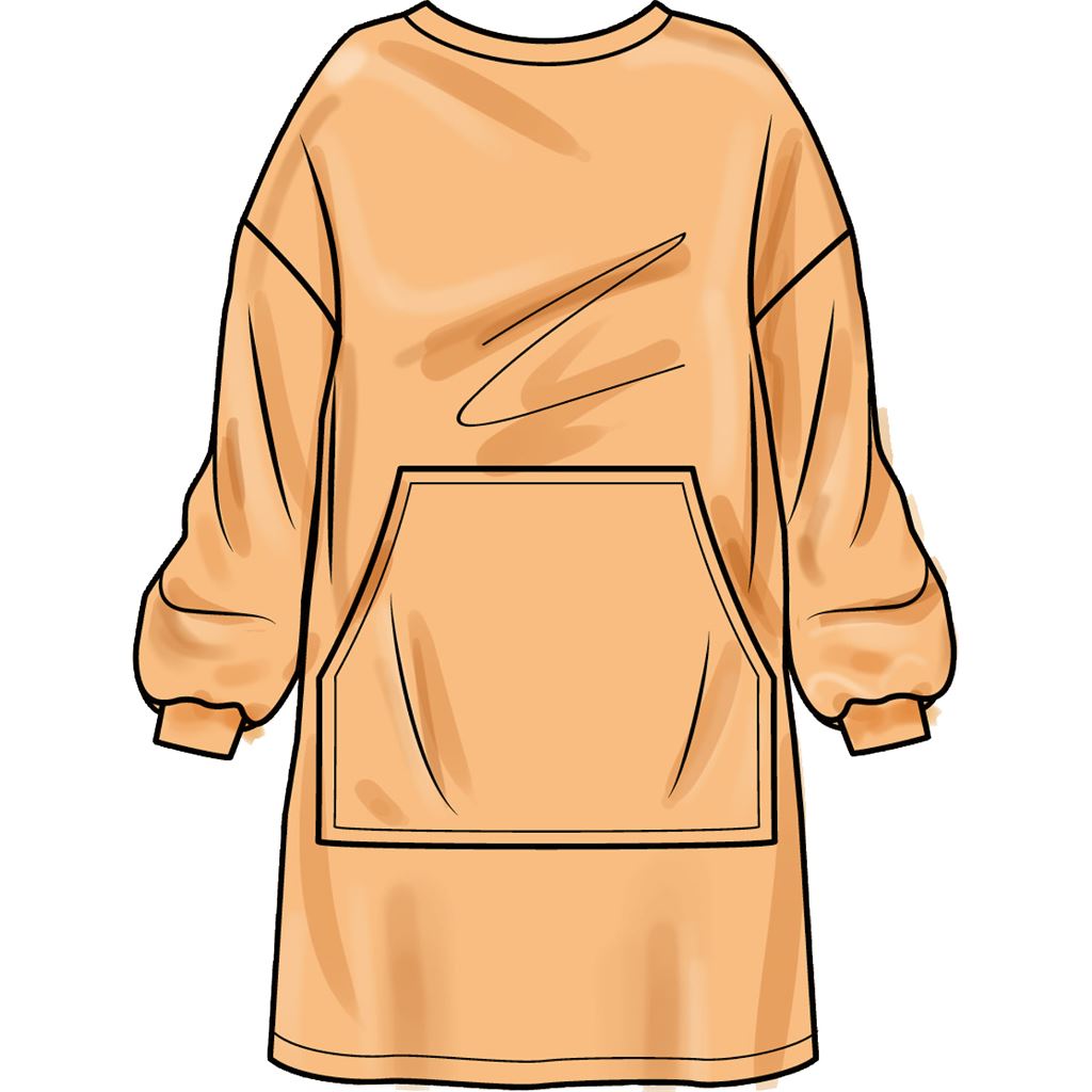 Simplicity Sewing Pattern S9456 Unisex Oversized Hoodies Pants and Booties 9456 Image 3 From Patternsandplains.com