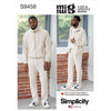 Simplicity Sewing Pattern S9458 Mens Knit Jacket and Pants 9458 Image 1 From Patternsandplains.com