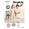 Simplicity Sewing Pattern S9460 Toddlers and Childrens Dress Top and Pants 9460 Image 1 From Patternsandplains.com