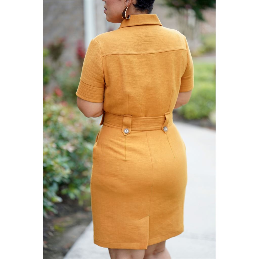 Simplicity Sewing Pattern S9463 Misses Shirt Dress with Belt 9463 Image 5 From Patternsandplains.com