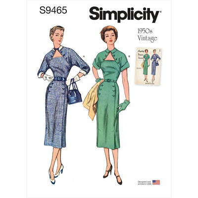 Simplicity Sewing Pattern S9465 Misses Dress 9465 Image 1 From Patternsandplains.com