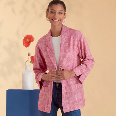 Simplicity Sewing Pattern S9468 Misses Unlined Jacket 9468 Image 2 From Patternsandplains.com