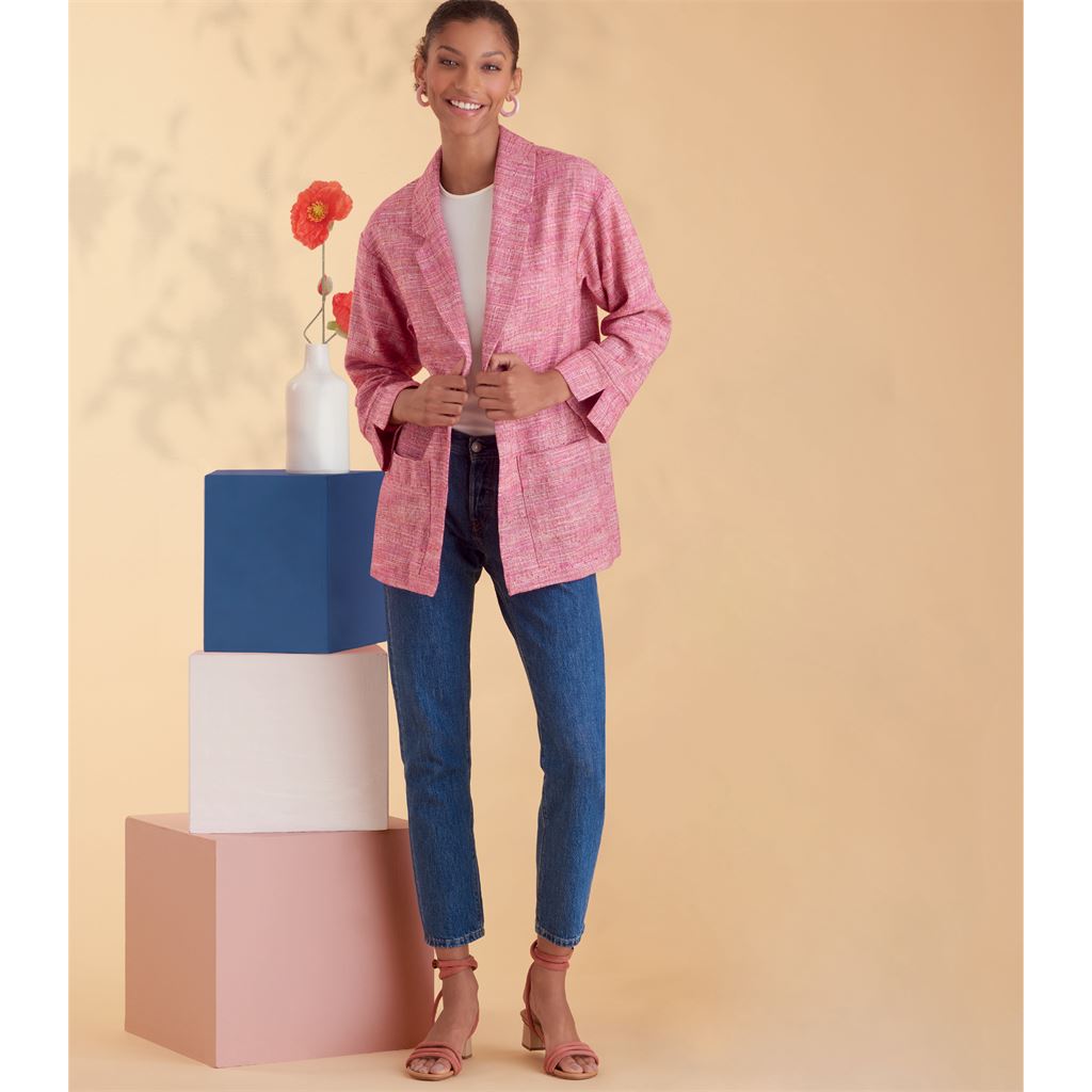 Simplicity Sewing Pattern S9468 Misses Unlined Jacket 9468 Image 3 From Patternsandplains.com