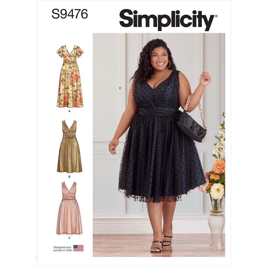 Simplicity Sewing Pattern S9476 Womens Dresses 9476 Image 1 From Patternsandplains.com