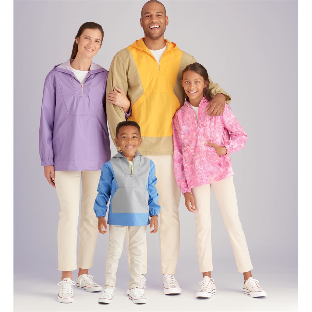 Simplicity Sewing Pattern S9481 Unisex Top Sized for Children Teens and Adults 9481 Image 3 From Patternsandplains.com