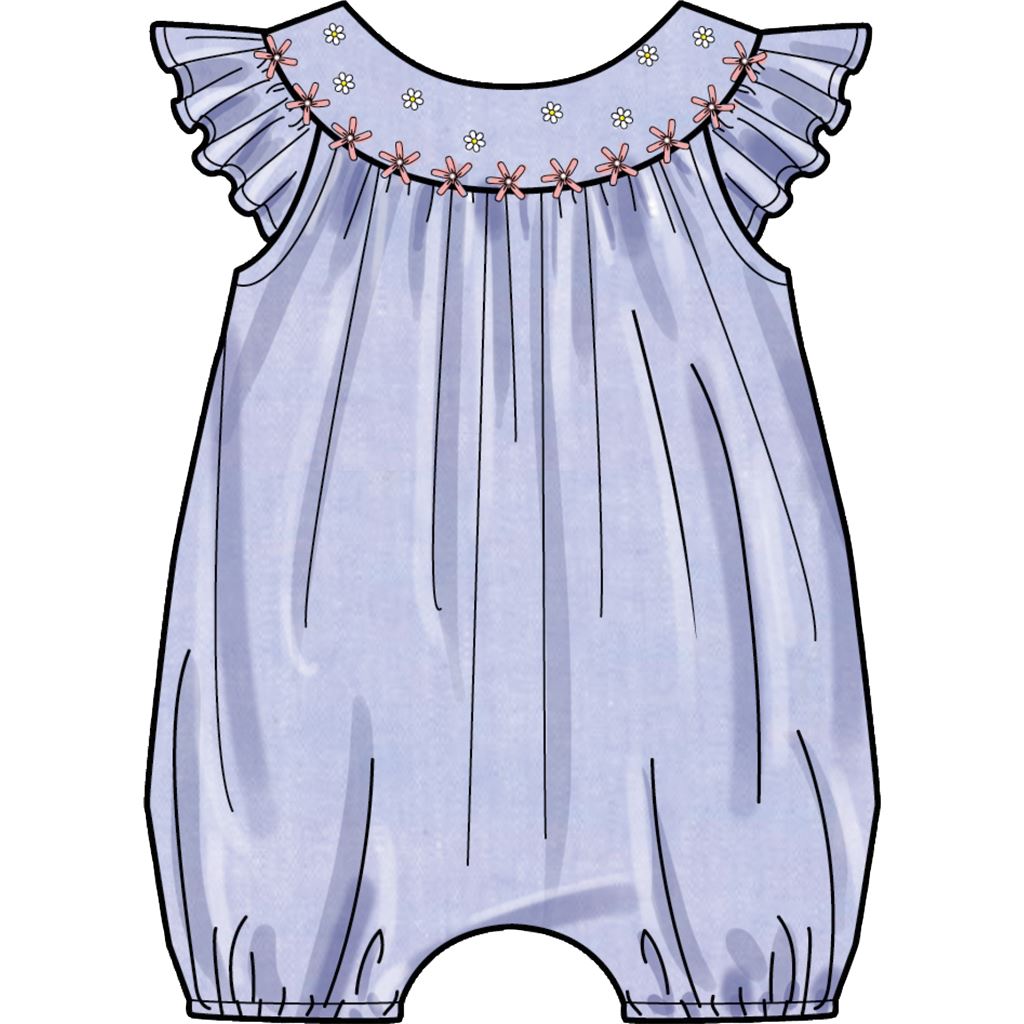 Simplicity Sewing Pattern S9484 Babies Rompers 9484 Image 10 From Patternsandplains.com
